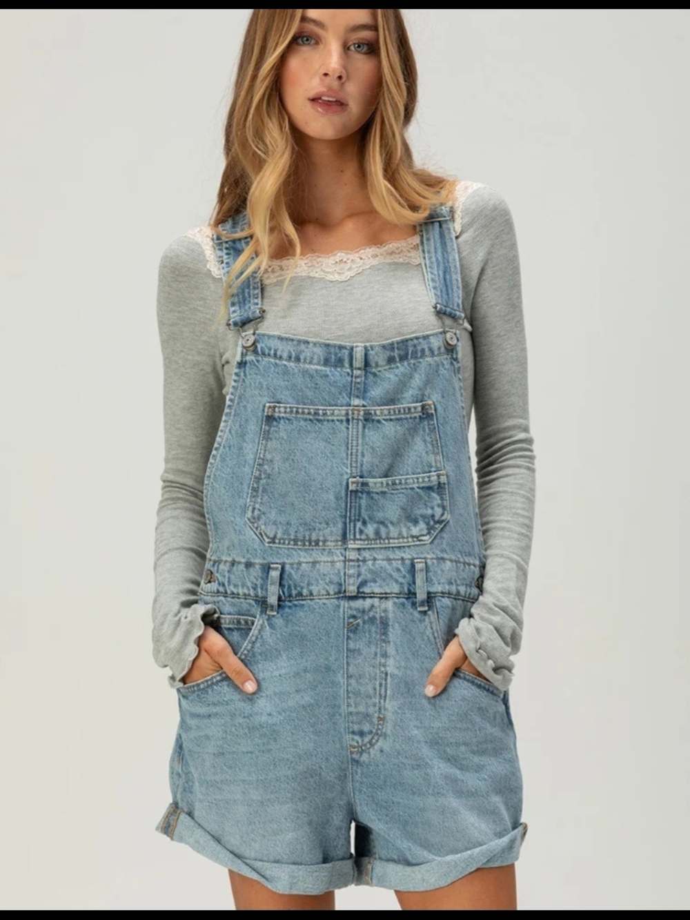 FREE PEOPLE Ziggy Womens Shortall